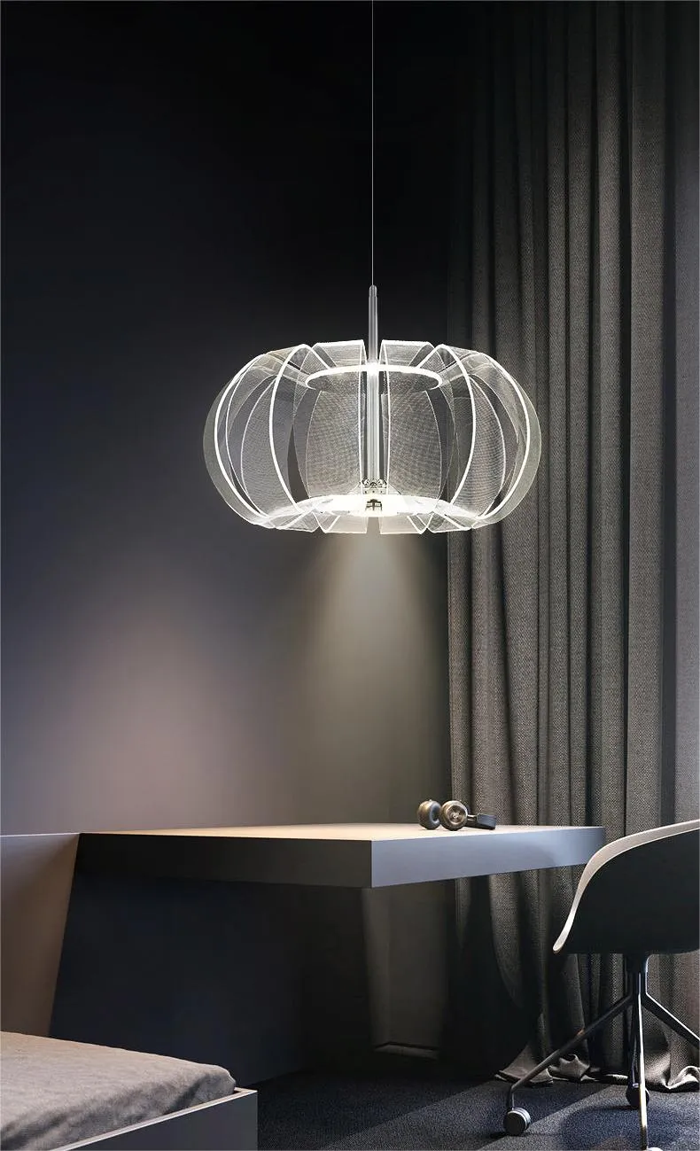 Pumpkin Hollow-out Pendant Light