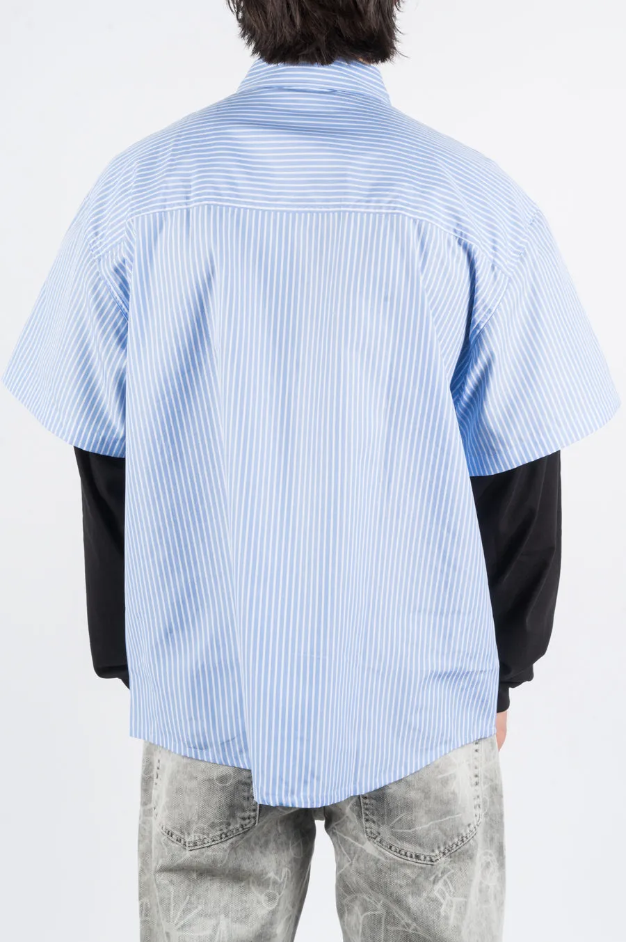 RASSVET THE LITERAL SWEATSHIRT BLUE BLACK