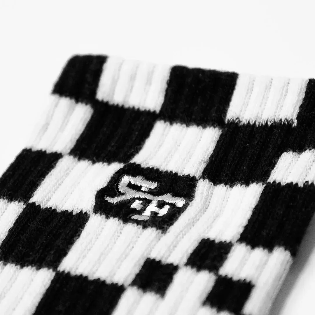 RokFit Checker Crew Sock