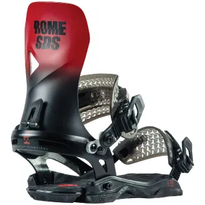 Rome Vice Mens Snowboard Bindings Agent Black / Red