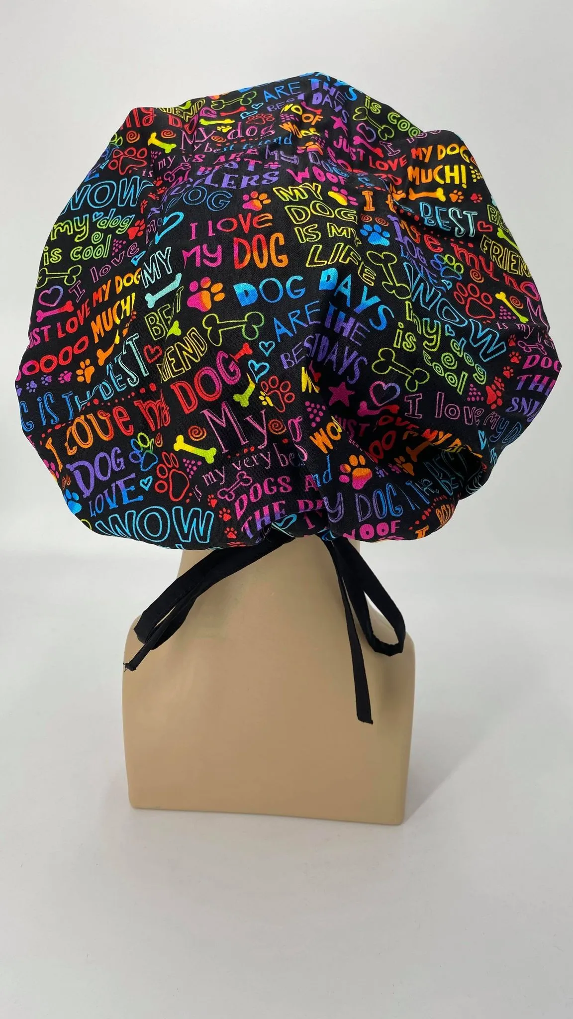 Scrub Hat Medical Hair Bonnet Surgeon Head Cover Surgical Cap Nurse Bouffant Nursing Ponytail Holder Operating Room