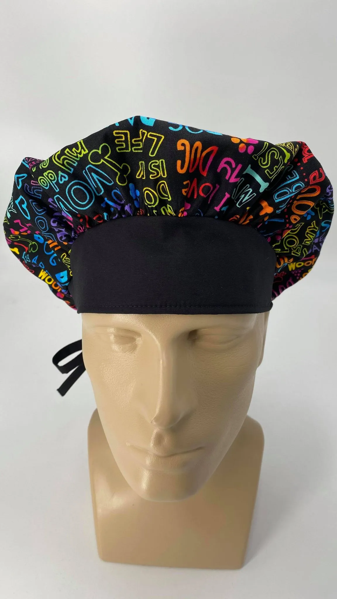 Scrub Hat Medical Hair Bonnet Surgeon Head Cover Surgical Cap Nurse Bouffant Nursing Ponytail Holder Operating Room