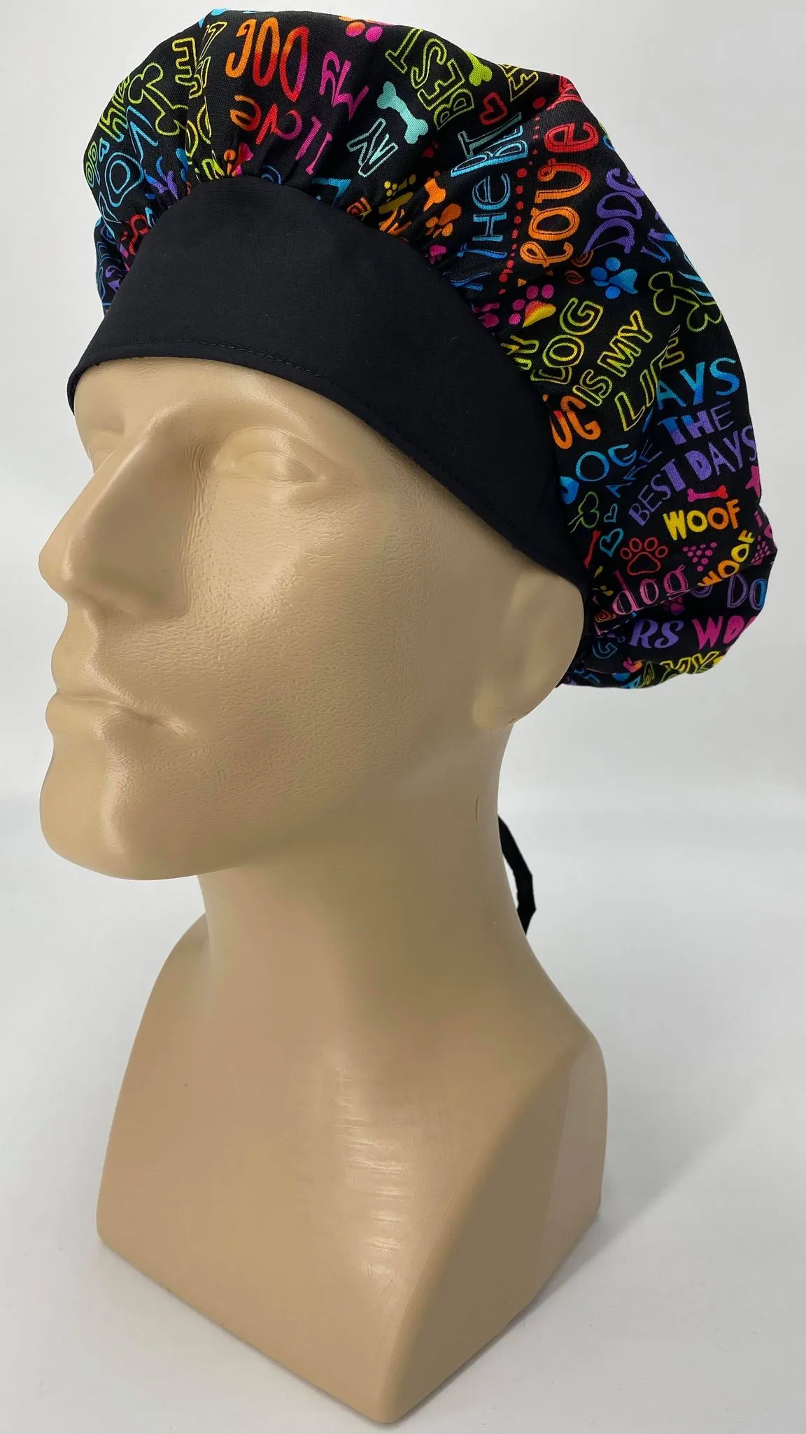 Scrub Hat Medical Hair Bonnet Surgeon Head Cover Surgical Cap Nurse Bouffant Nursing Ponytail Holder Operating Room