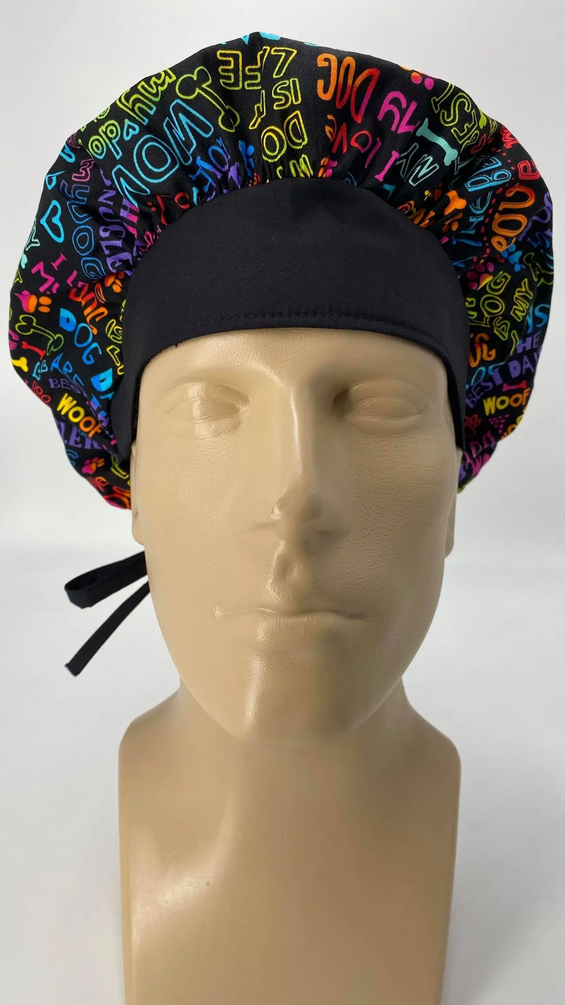 Scrub Hat Medical Hair Bonnet Surgeon Head Cover Surgical Cap Nurse Bouffant Nursing Ponytail Holder Operating Room