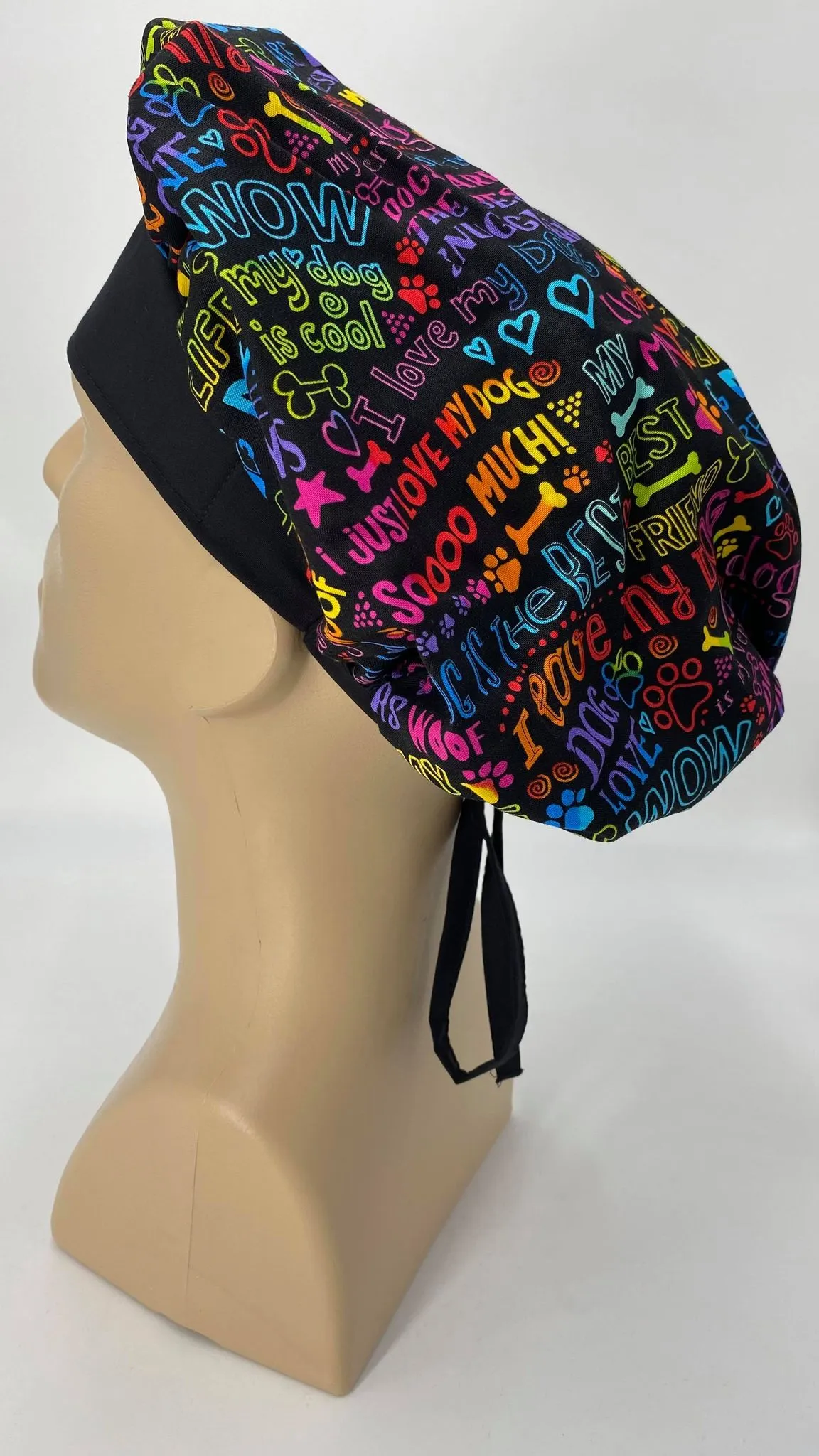 Scrub Hat Medical Hair Bonnet Surgeon Head Cover Surgical Cap Nurse Bouffant Nursing Ponytail Holder Operating Room