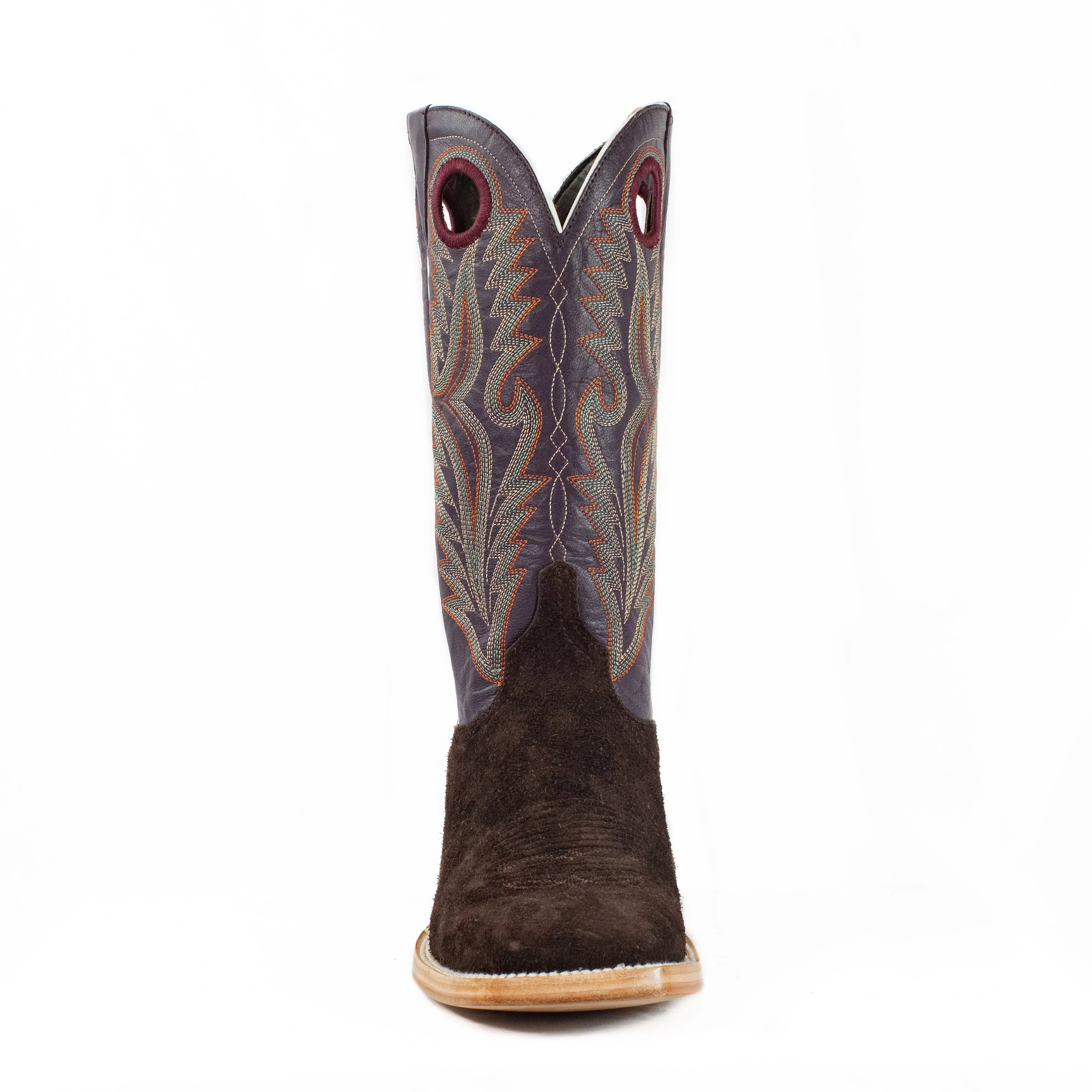 Shane (Rubber Sole) - Square Toe - Chocolate