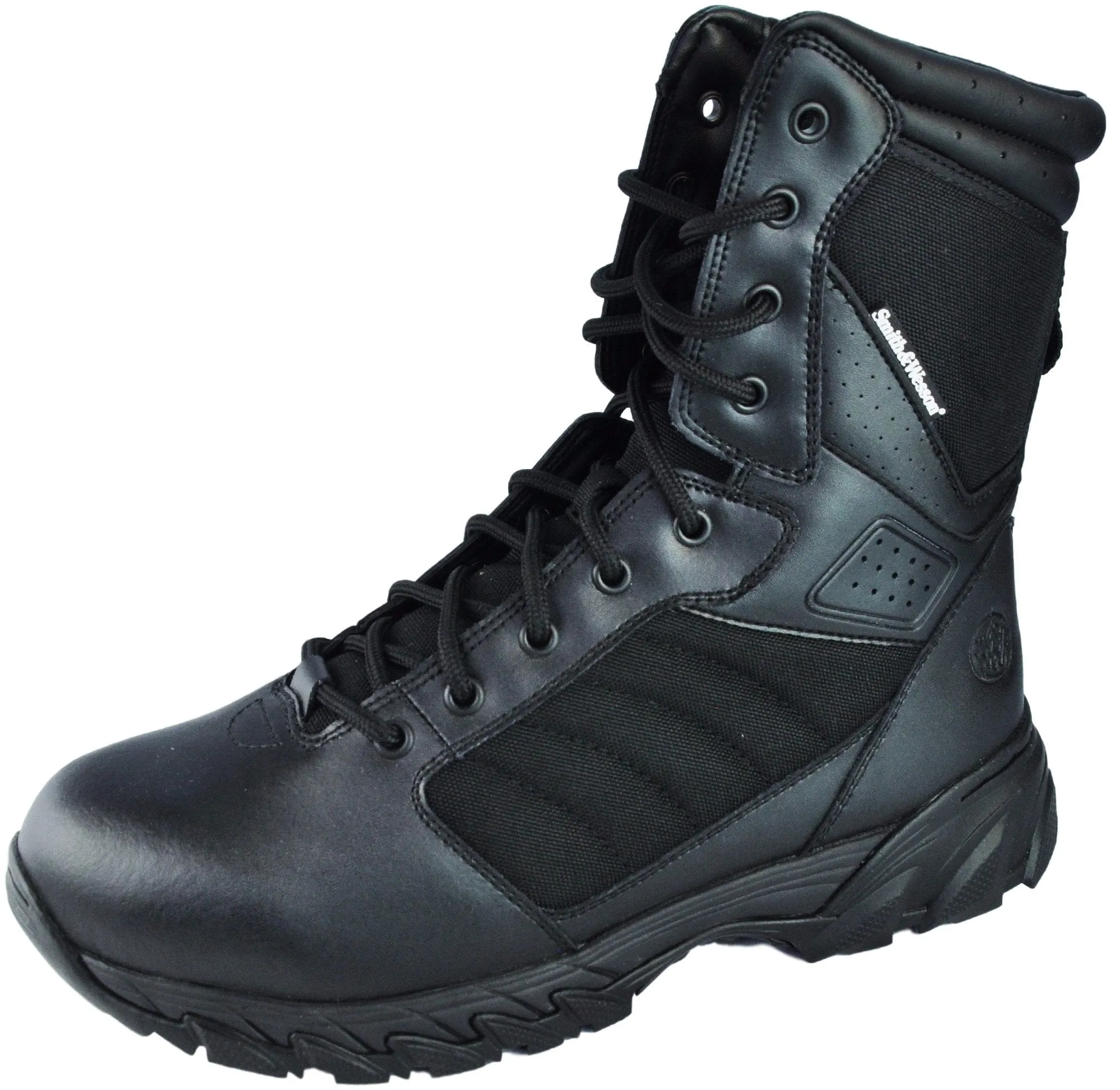 Smith & Wesson® Footwear Breach 2.0 Men's Tactical Side-Zip - 8" Black - Boot