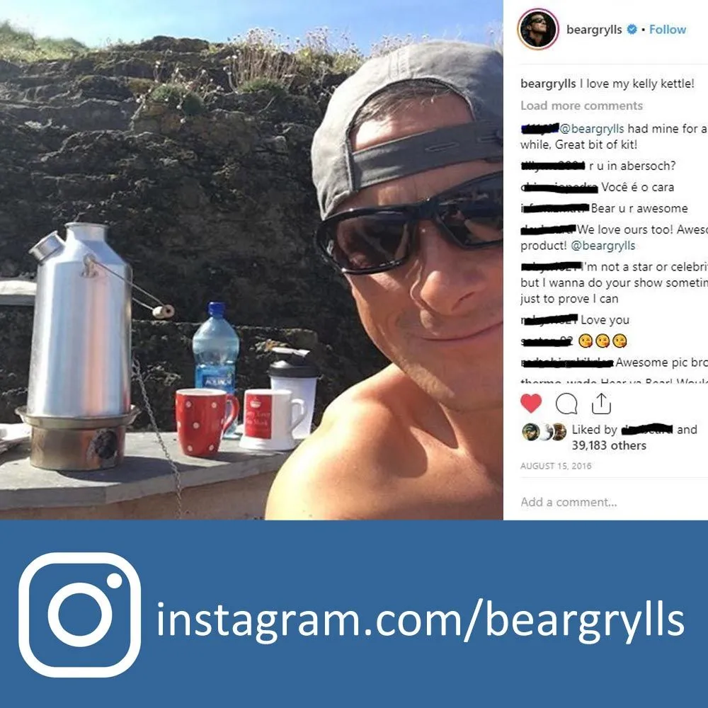 Stainless 'Base Camp' - Large Kelly Kettle®