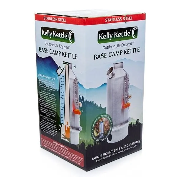 Stainless 'Base Camp' - Large Kelly Kettle®
