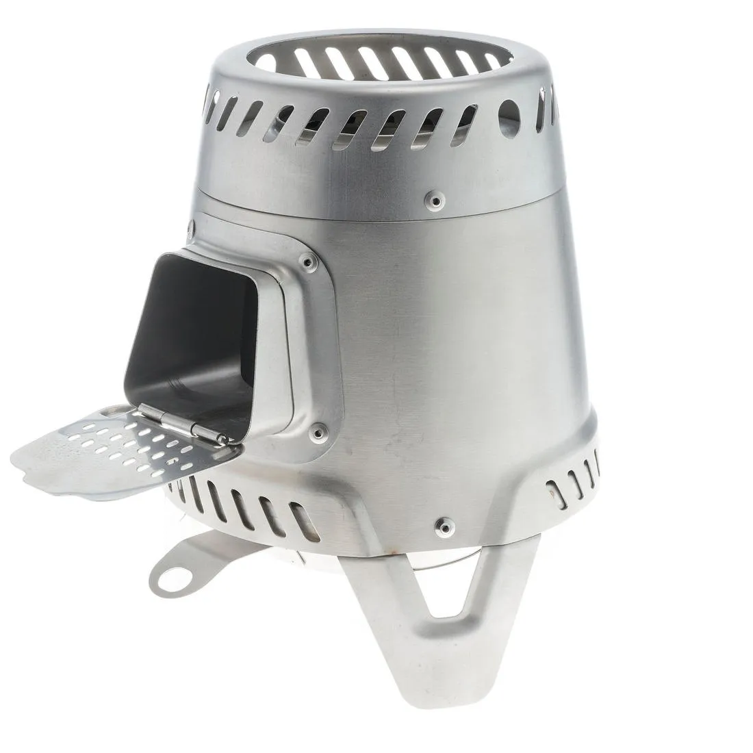 Stainless steel camping stove 500 for camping and bivouacking