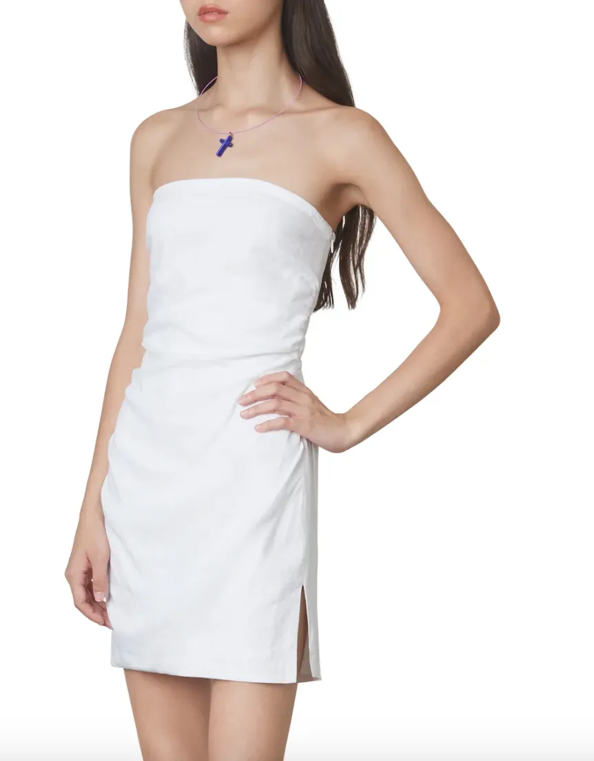 Strapless Mini Tube Dress
