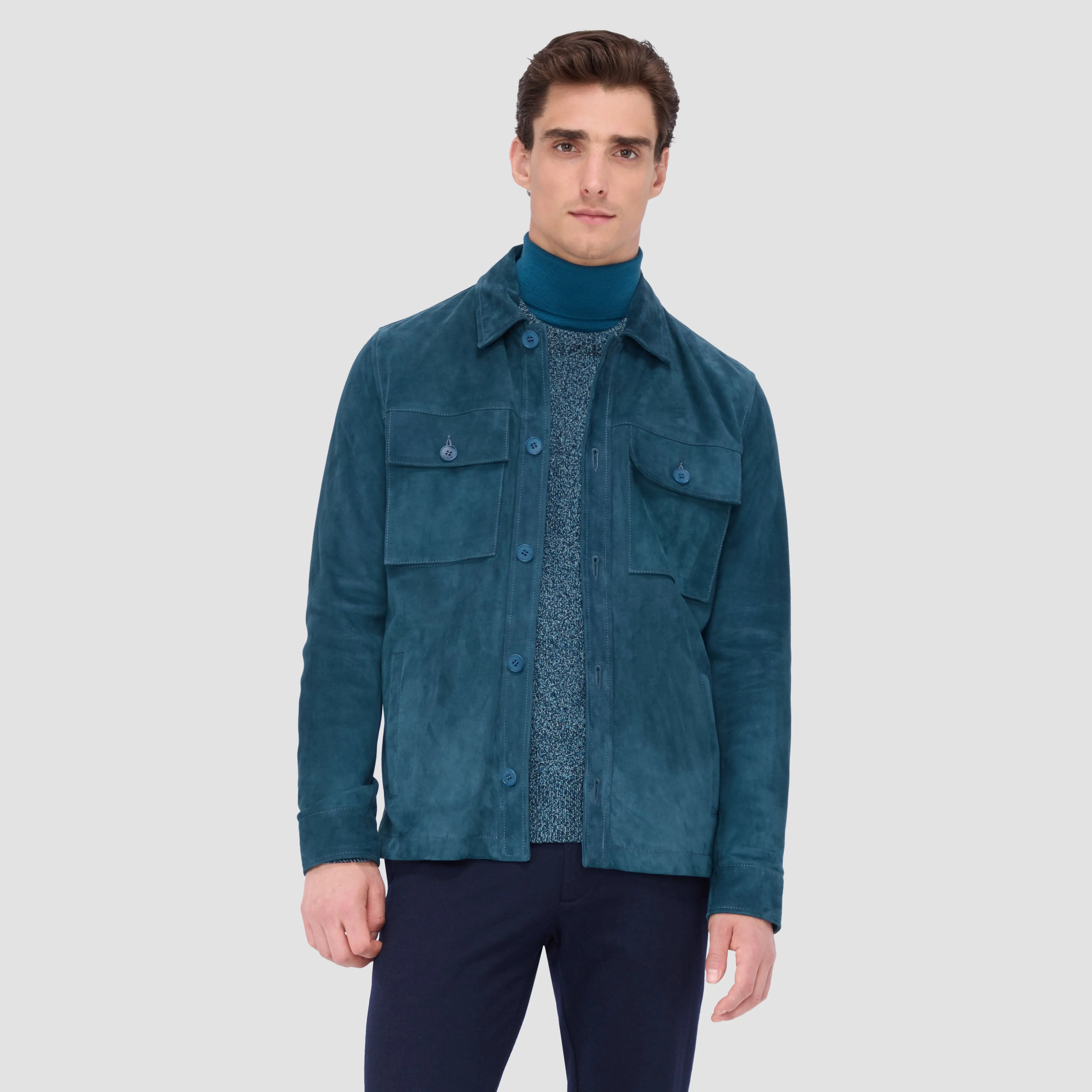 Suede Shirt Jacket