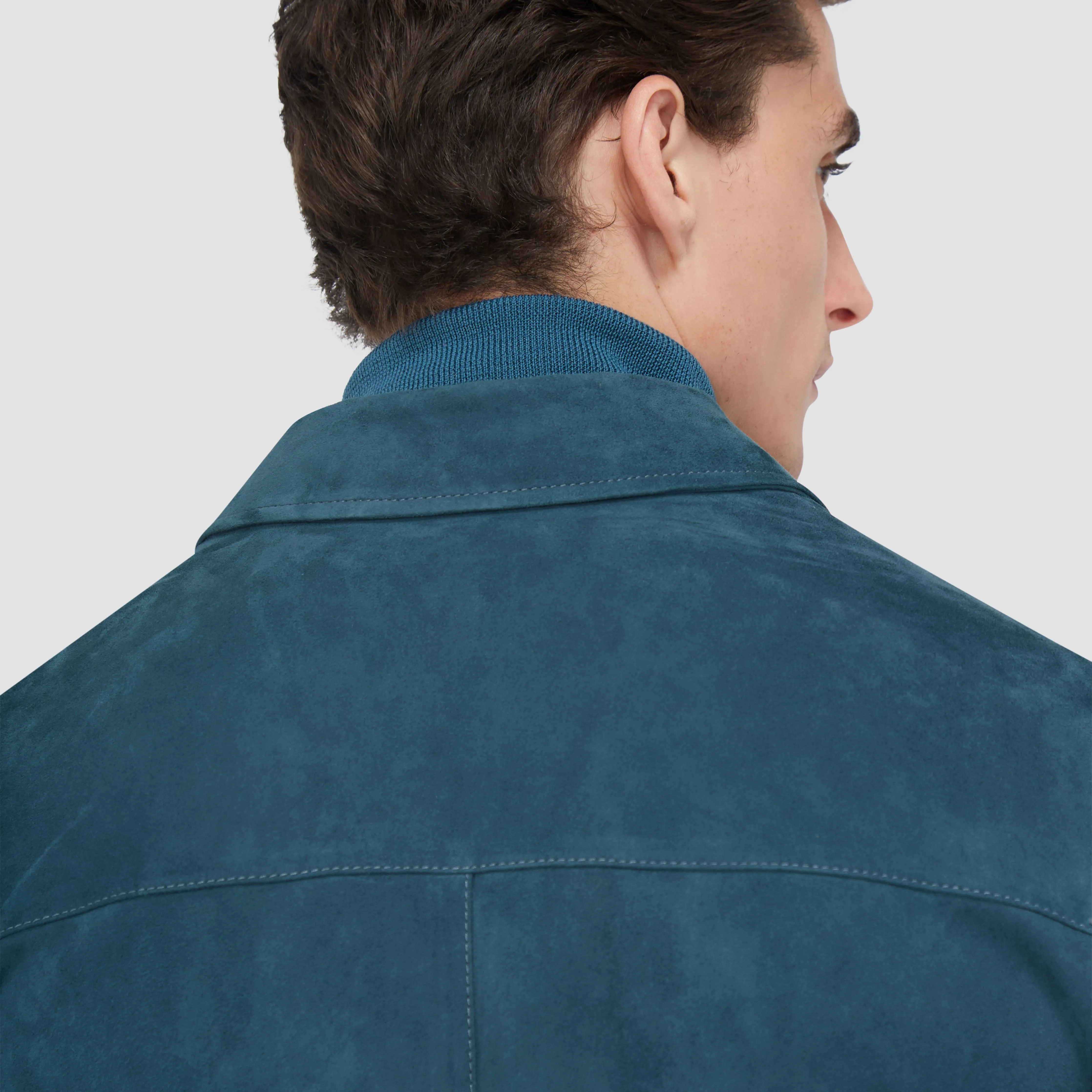 Suede Shirt Jacket