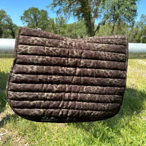 Suede Tech Jump AP Saddle Pad Animal Print