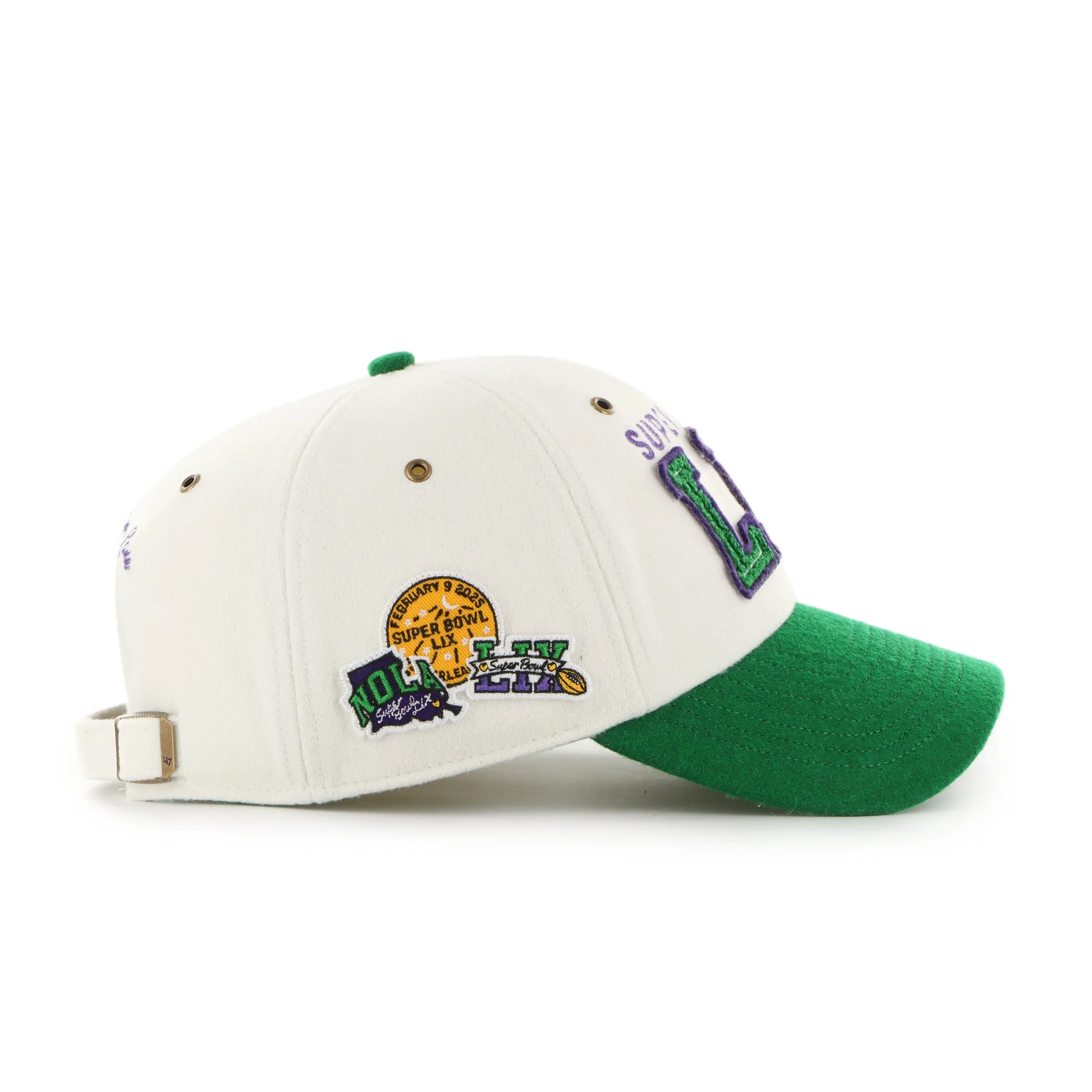 SUPER BOWL LIX STONEY CLOVER LANE X '47 HUDDLE CLEAN UP