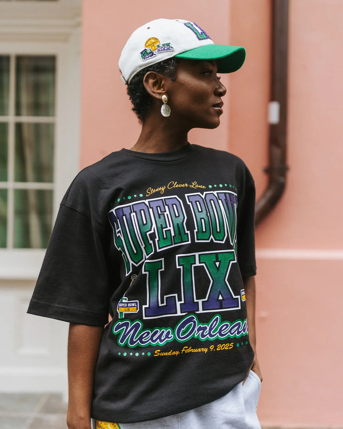 SUPER BOWL LIX STONEY CLOVER LANE X '47 HUDDLE CLEAN UP