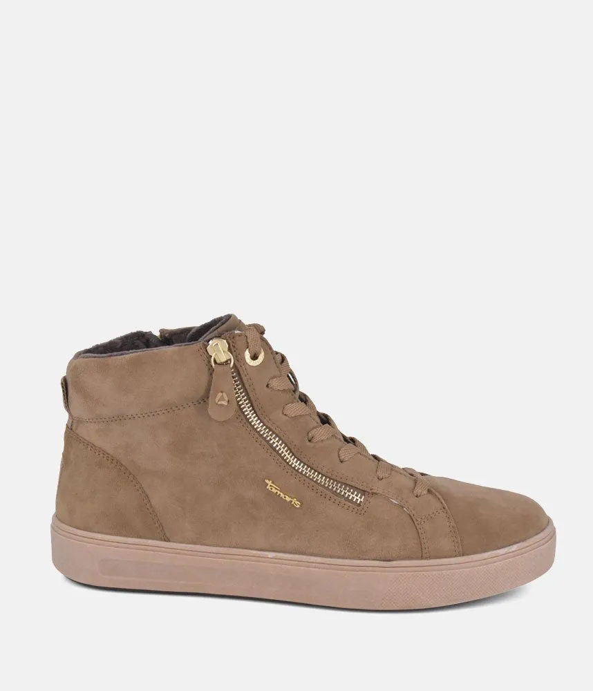 Tamaris Sporty Taupe Casual Booties