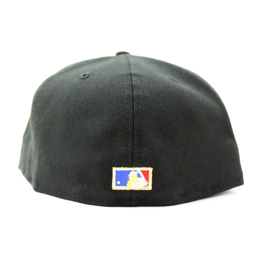 Tampa Bay Devil Rays 1998 Inaugural Season New Era 59Fifty Fitted Hat (GITD Black Red Under Brim)