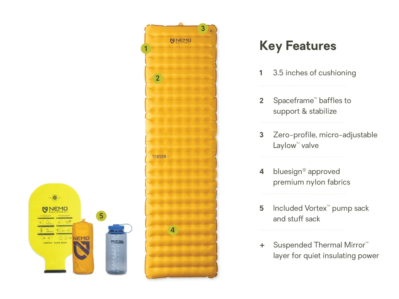 Tensor™ Trail Ultralight Insulated Sleeping Pad