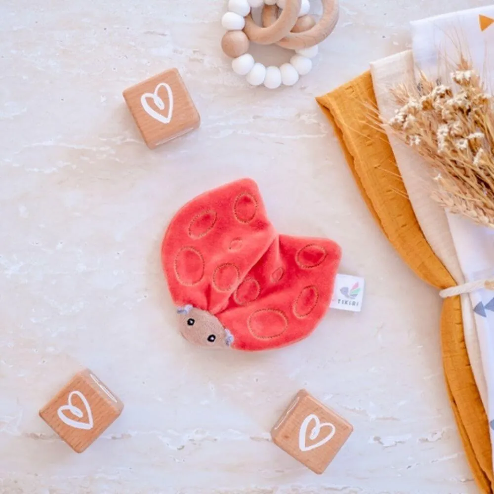Tikiri Ladybug Scrunchie Toy