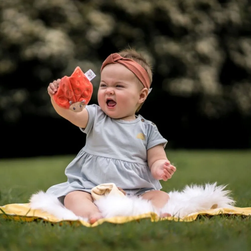 Tikiri Ladybug Scrunchie Toy