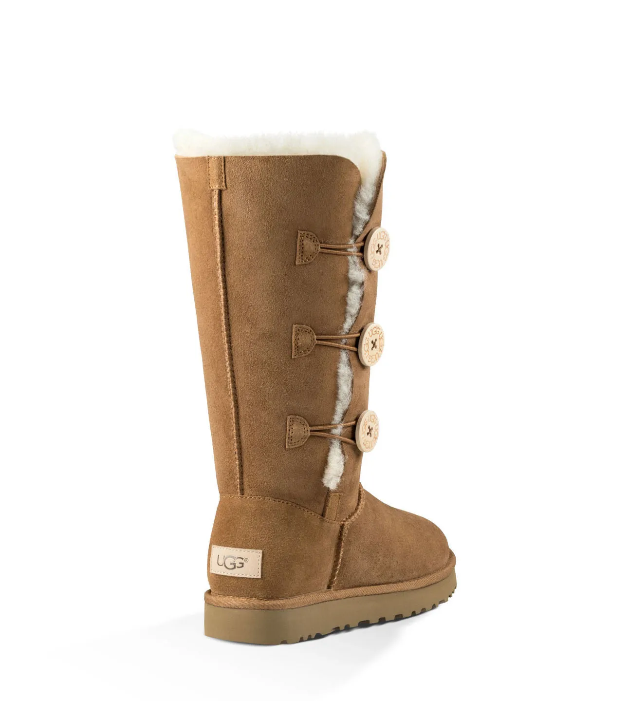 UGG Australia Women's Bailey Button Triplet II | Chestnut