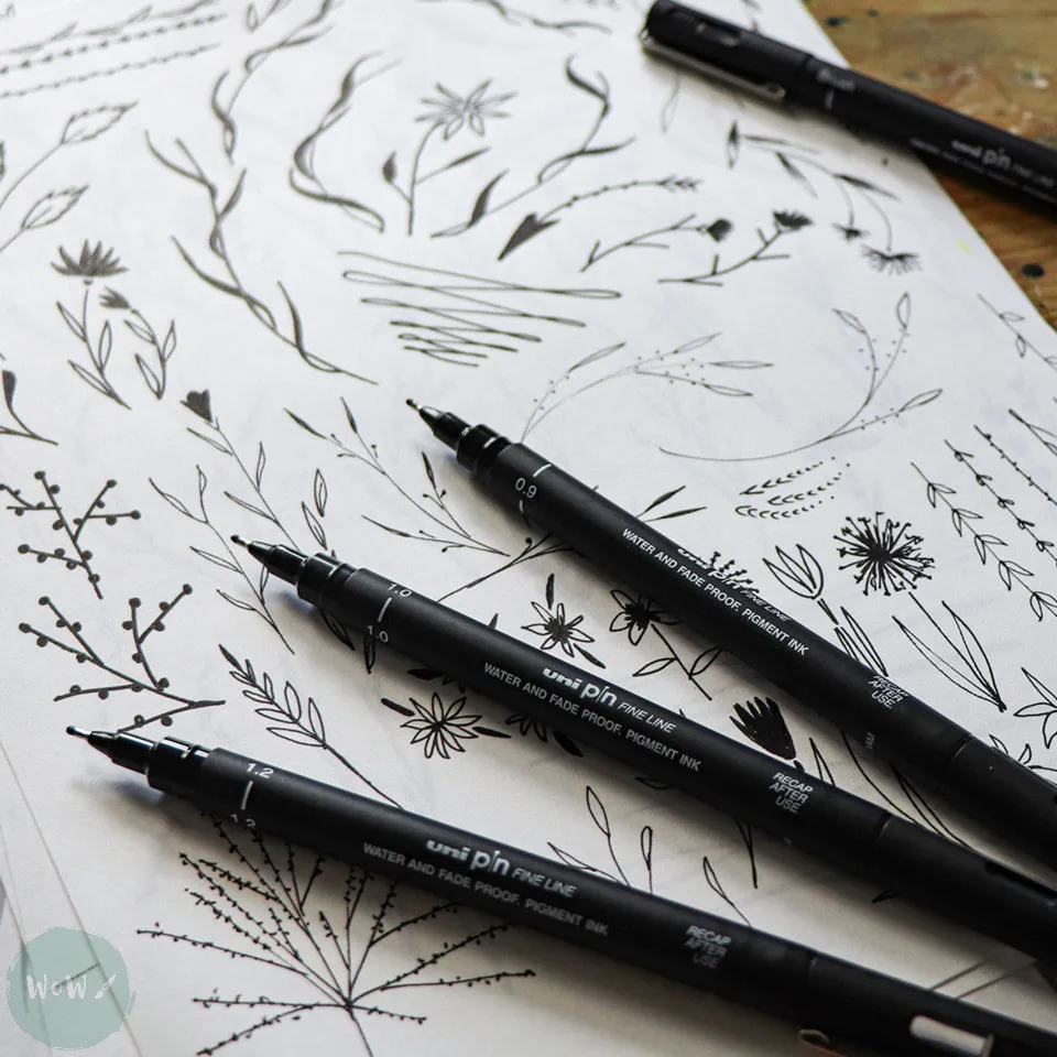 Uniball - Uni PIN - Fine line Pigment Pen - LIGHT GREY – mm 0.1