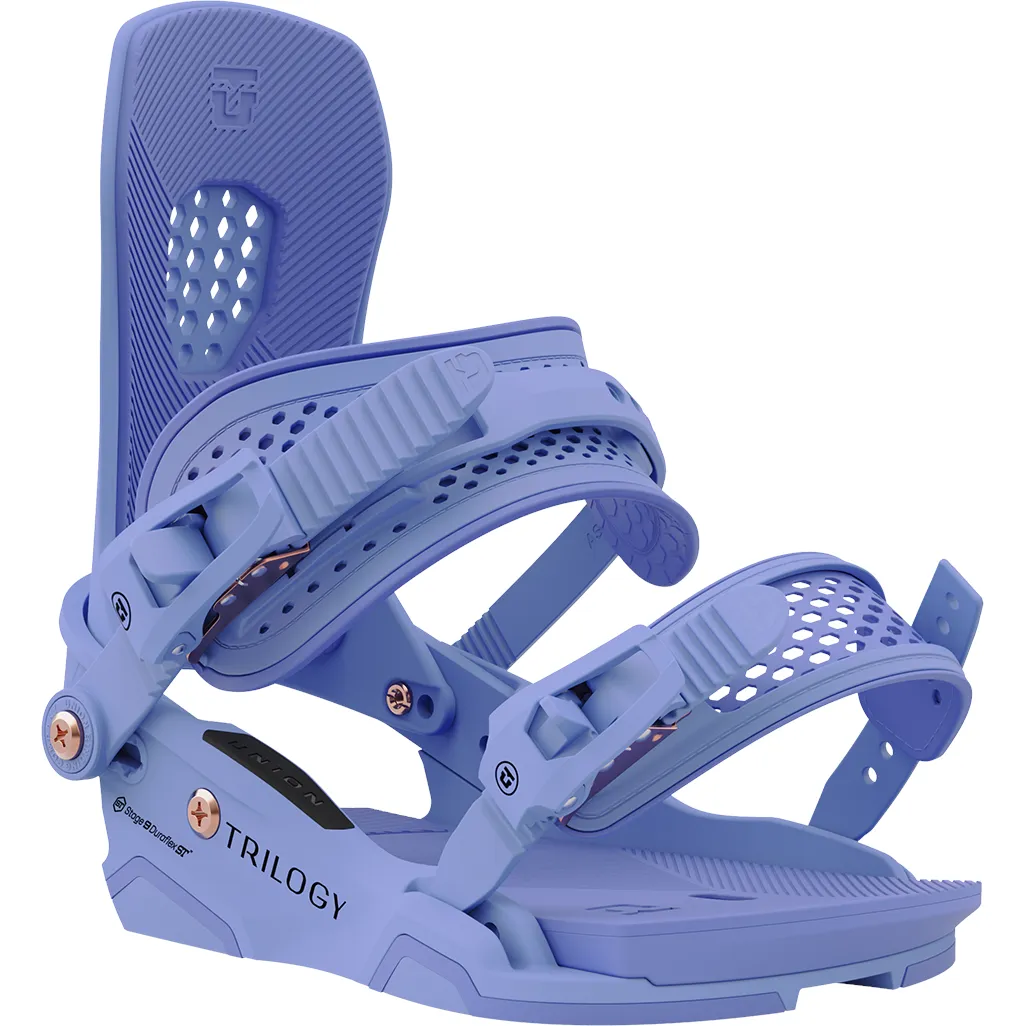 Union Trilogy Snowboard Bindings Womens Bluebell