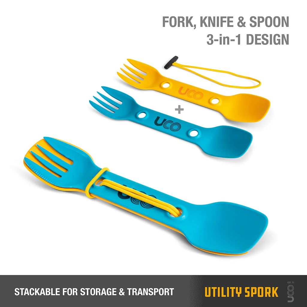 Utility Spork 2-pack w/ Tether