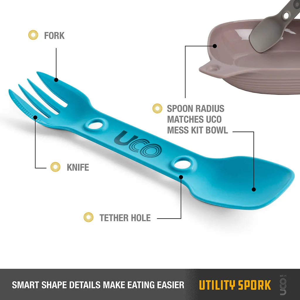 Utility Spork 2-pack w/ Tether
