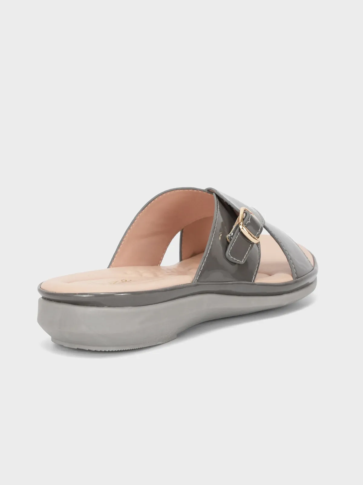 Women "CRESIDA" Crossover Comfy Flat Slippers