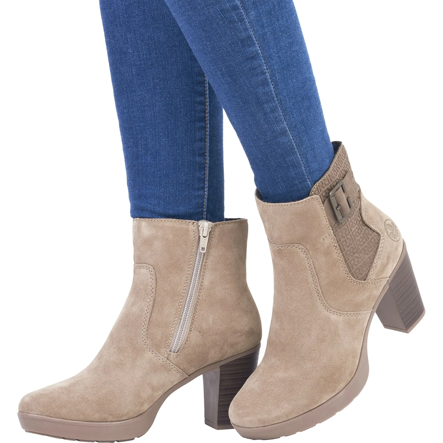 Women's Rieker Y2252-64 Eva 52 Fango Suede