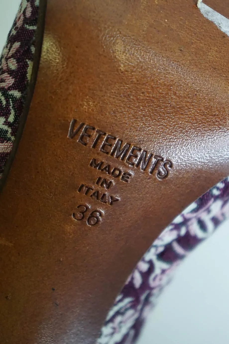 [WS4681] Vetements | High Heel Booties