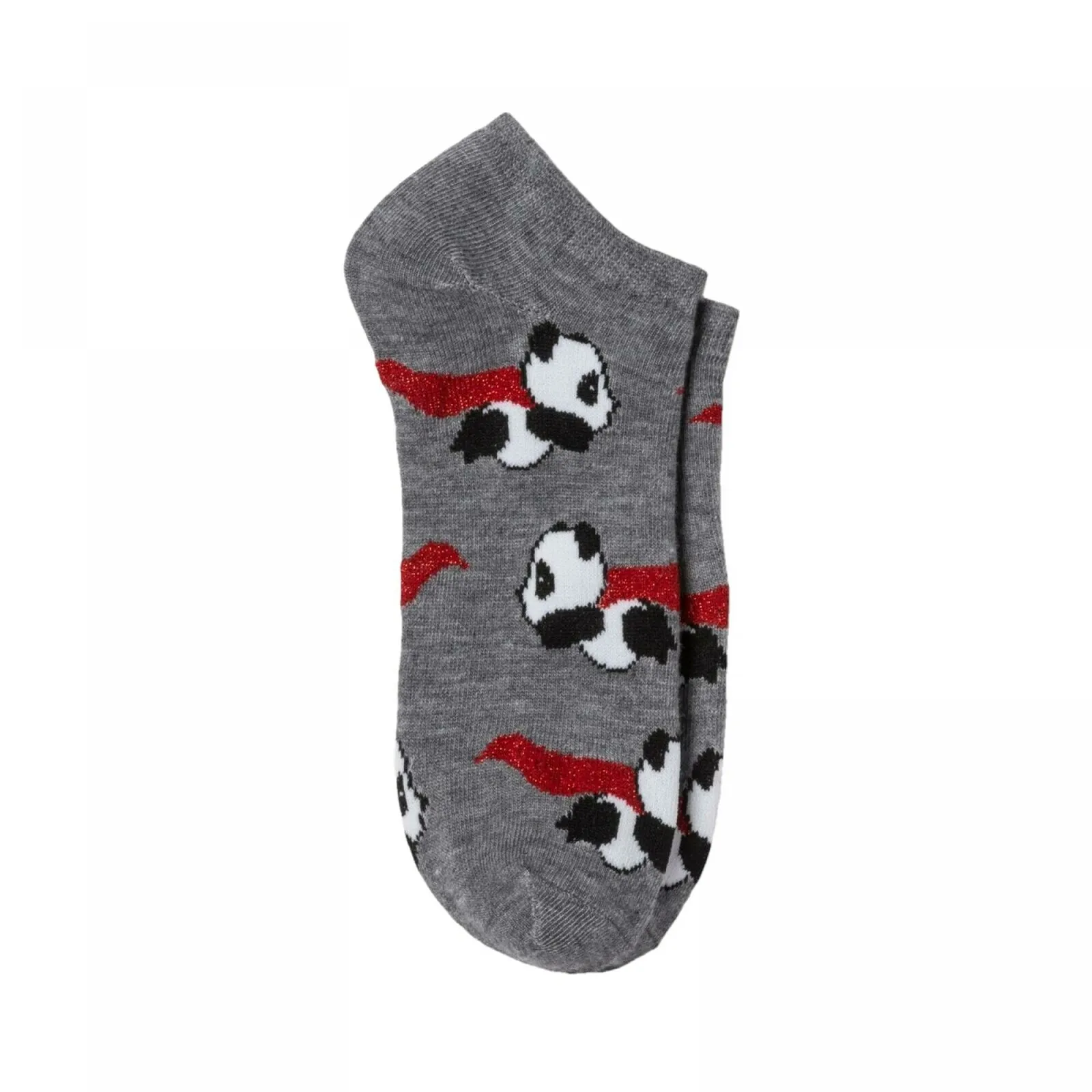 Xhilaration Women's Flying Super Pandas Low Cut Socks