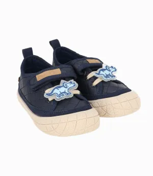 Zapatilla bebé niño con dinosaurio